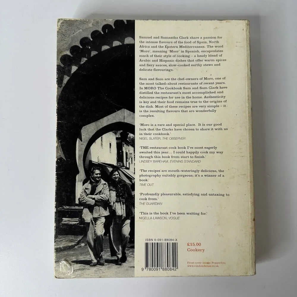 Moro The Cookbook by Sam Clark 2003 Paperback Restaurant Mediterranean‎ Food